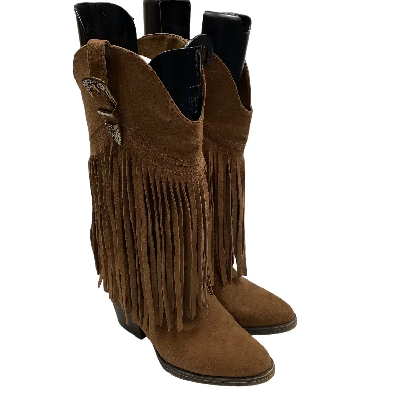 Boots Western By Madden Girl In Brown, Size: 8