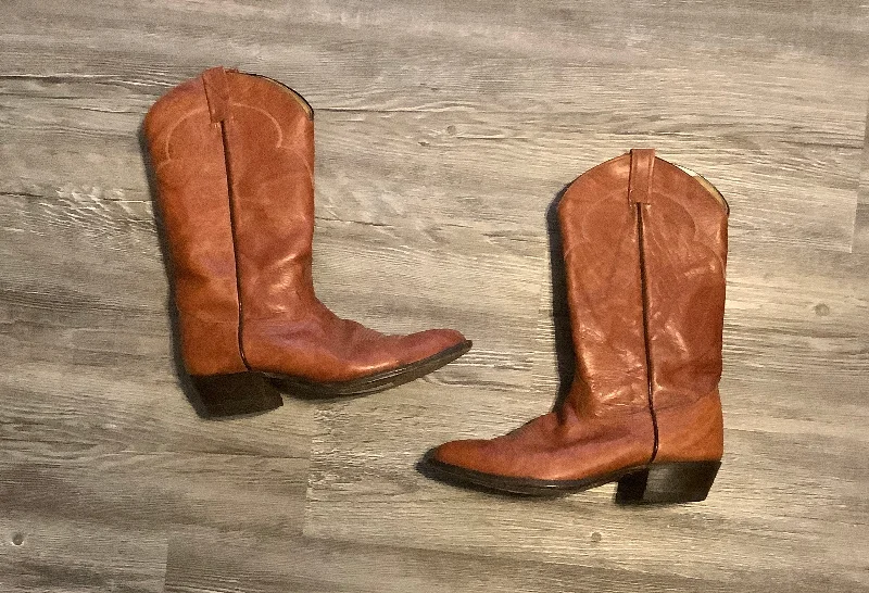 Brown Boots Western Tony Lama, Size 10