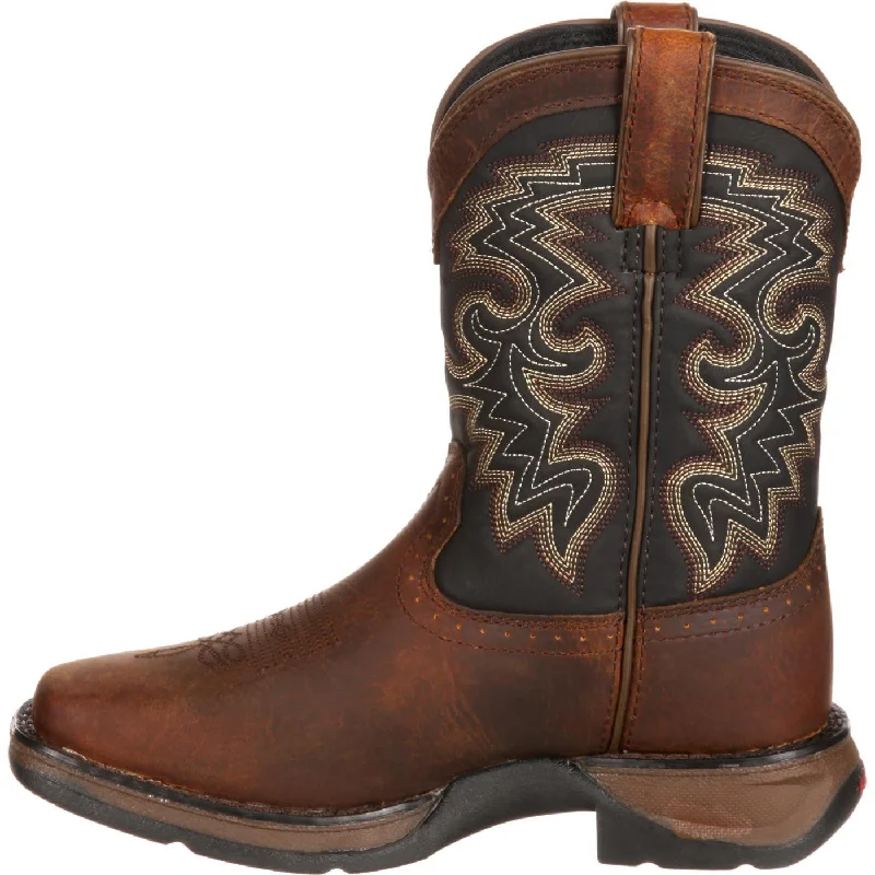 Children's Durango Western Boot (Tan \ Black)