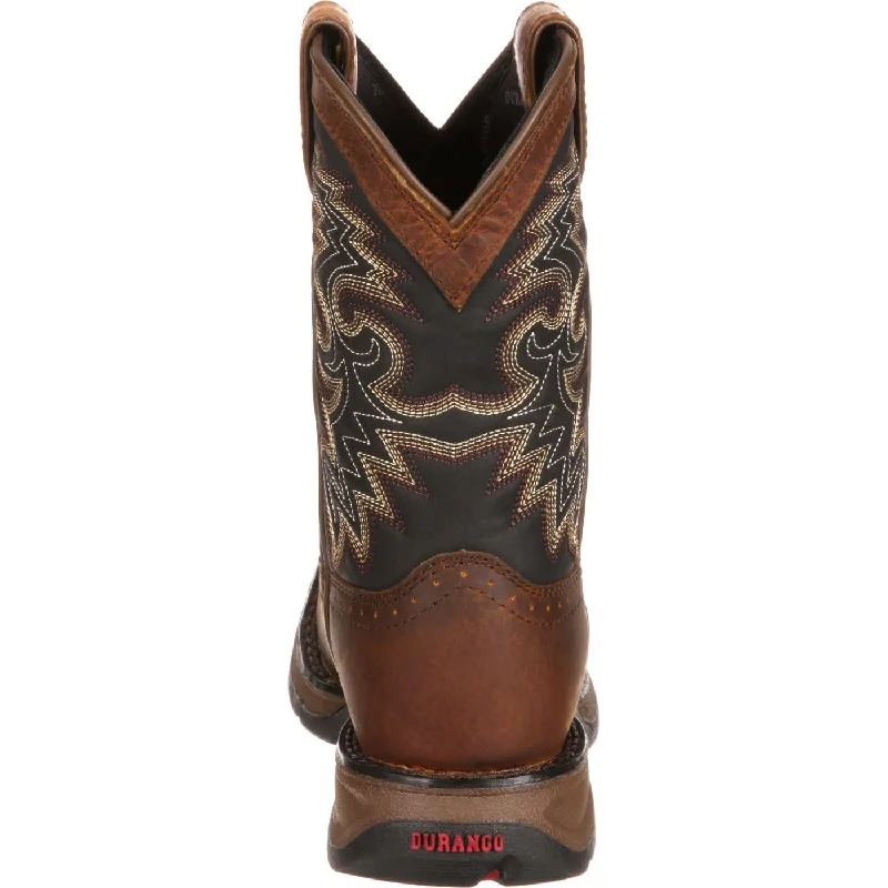 Children's Durango Western Boot (Tan \ Black)