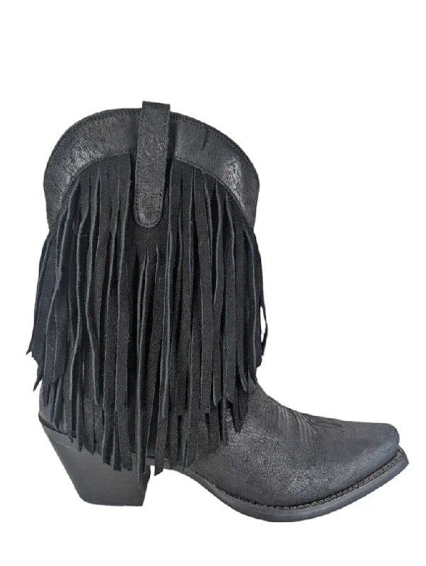 R Fringed Western Boot