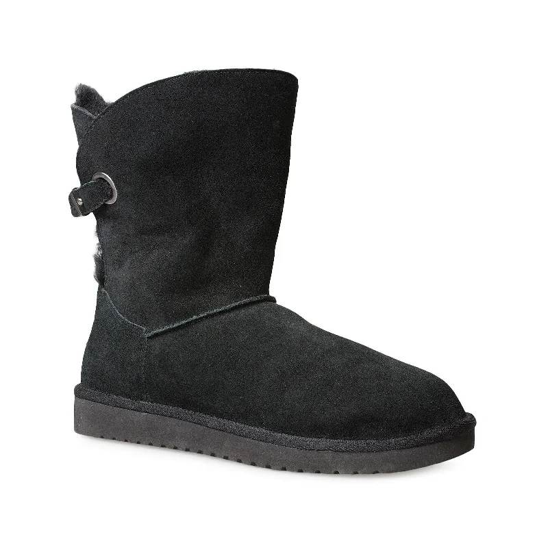 Koolaburra By UGG Remley Short Black Boots - Women's