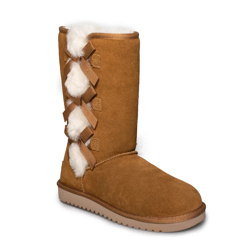 Koolaburra By UGG Victoria Tall Chestnut Boots - Women's