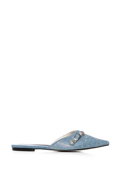 ROSEBUD-DENIM MULE CLOG