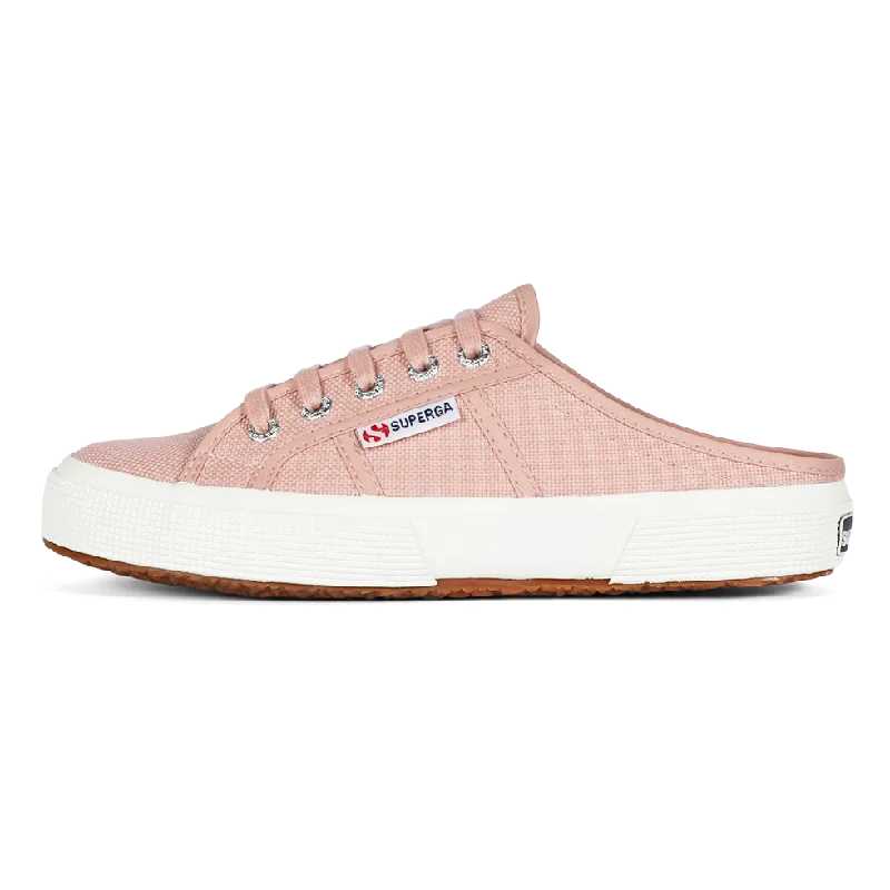 Superga 2402 Mule Pink Smoke Full Avorio