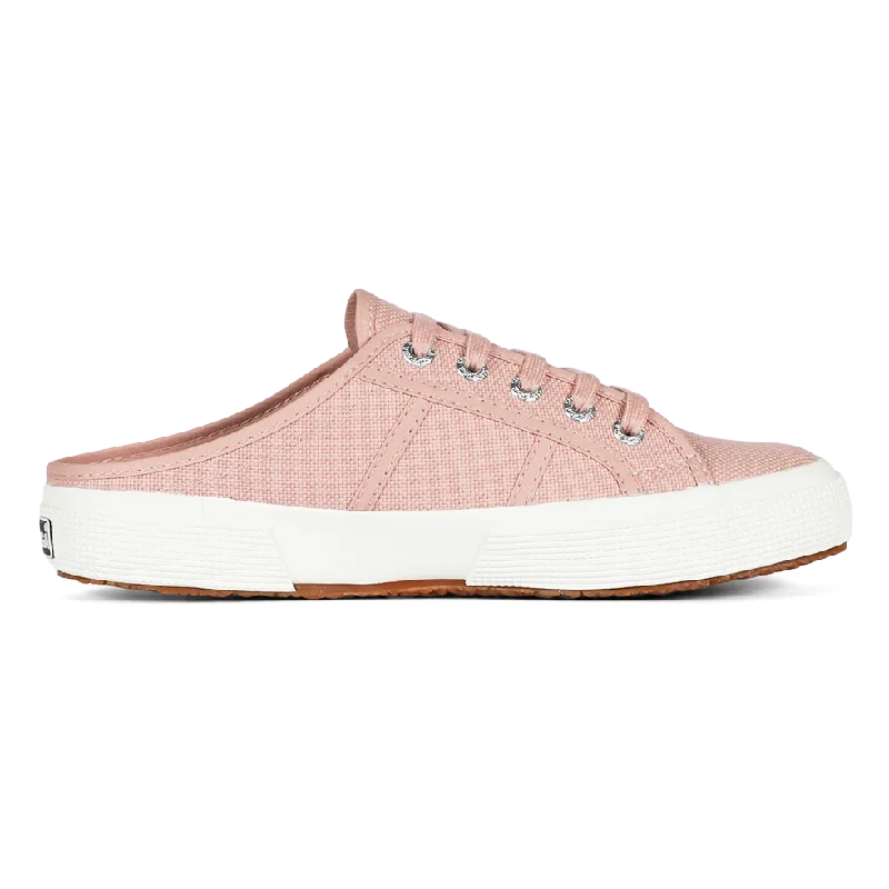 Superga 2402 Mule Pink Smoke Full Avorio