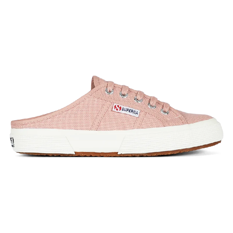 Superga 2402 Mule Pink Smoke Full Avorio