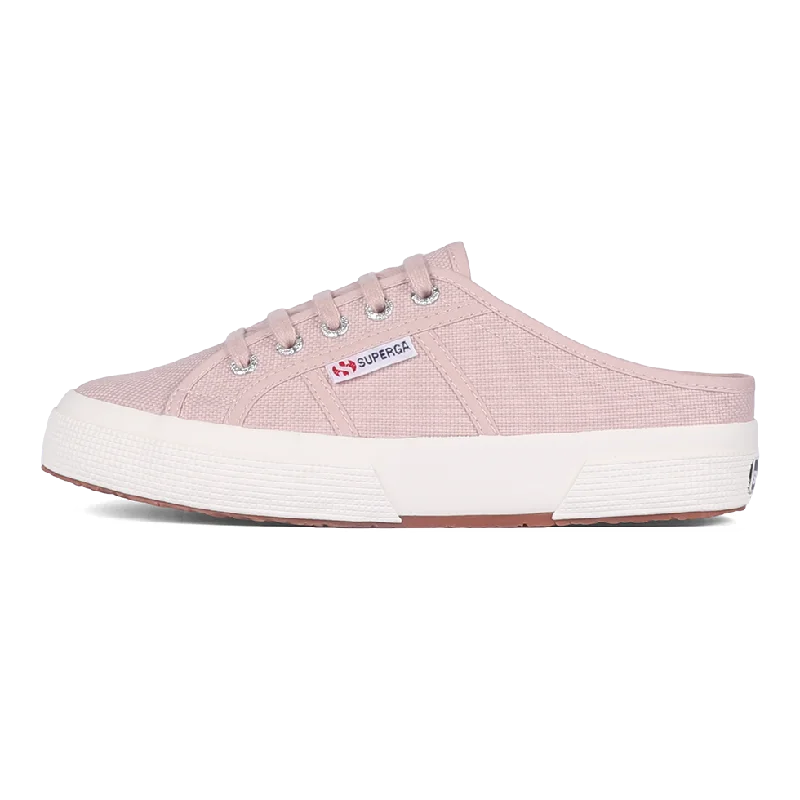 Superga 2402 Mule Pink Skin Full Avorio