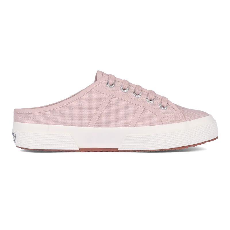 Superga 2402 Mule Pink Skin Full Avorio