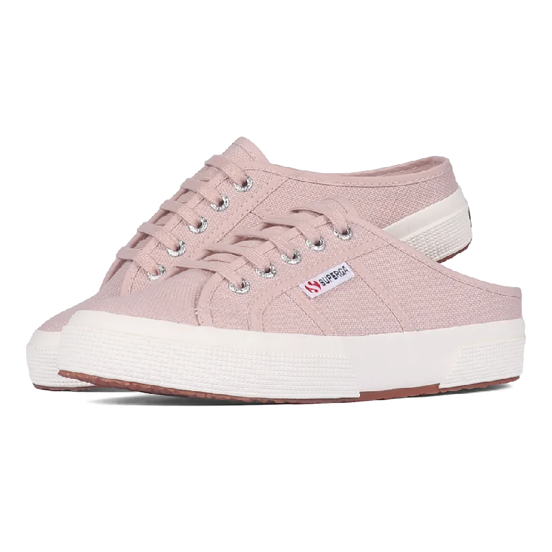 Superga 2402 Mule Pink Skin Full Avorio