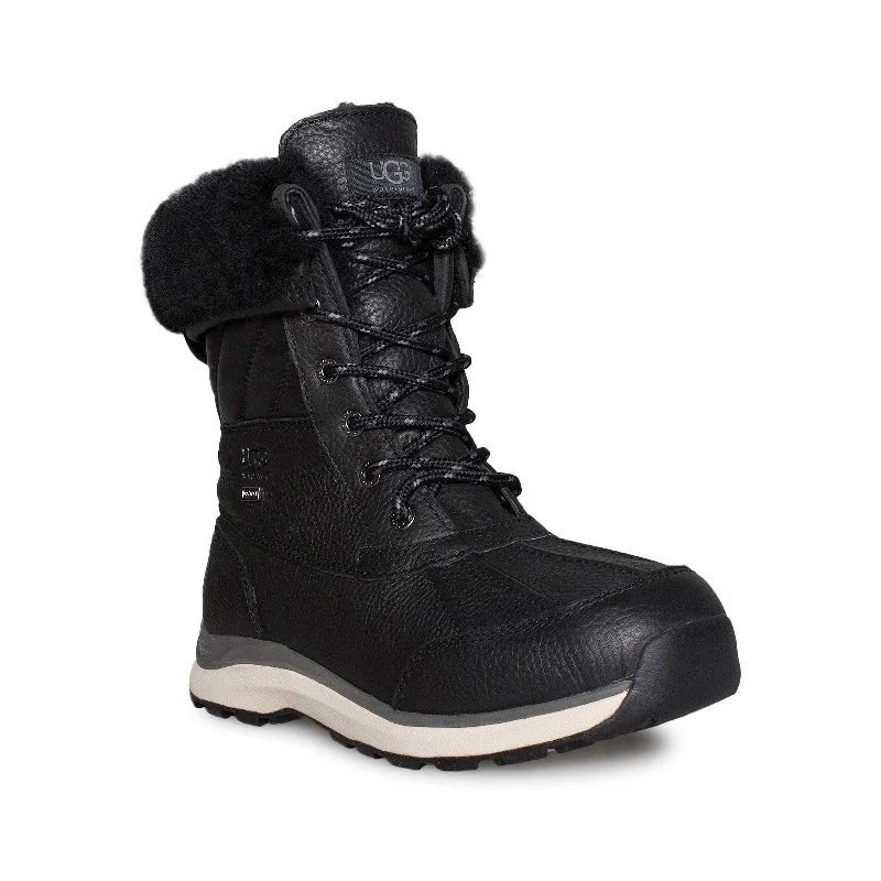 UGG Adirondack III Quilt Black Boots - Women's