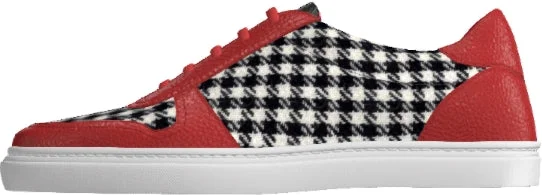 Athena Cherry Houndstooth