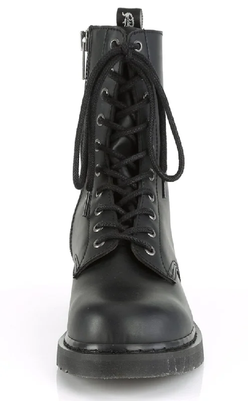 BOLT-200 Black Lace Up Boots