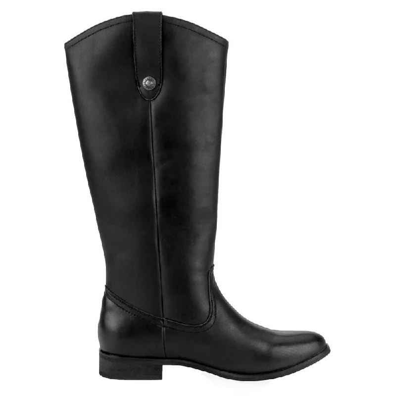 SheSole Western Knee High Riding Boots Black