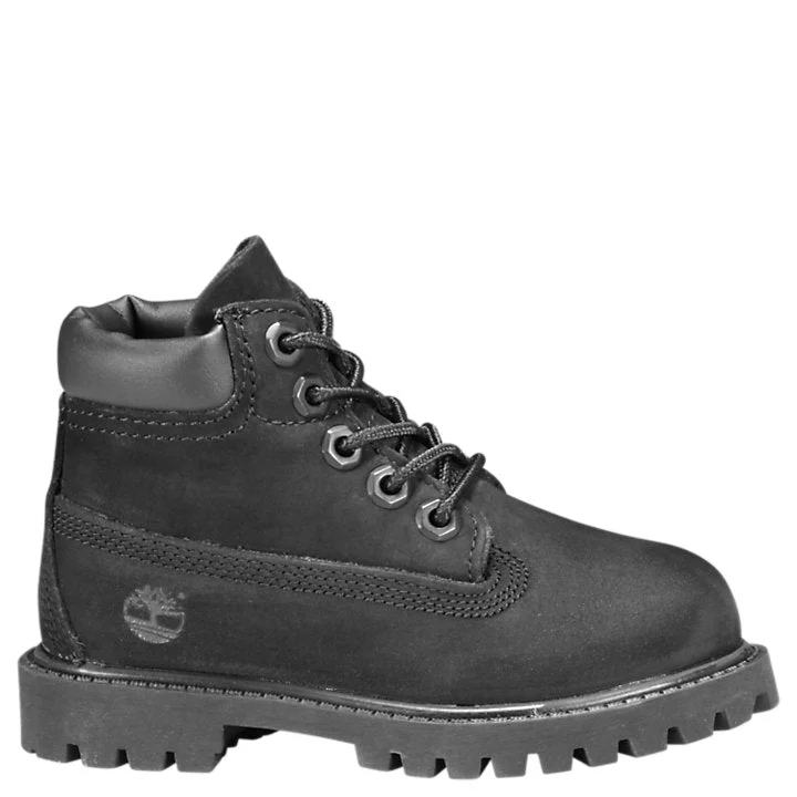 Timberland Black Premium Waterproof Children's Boot