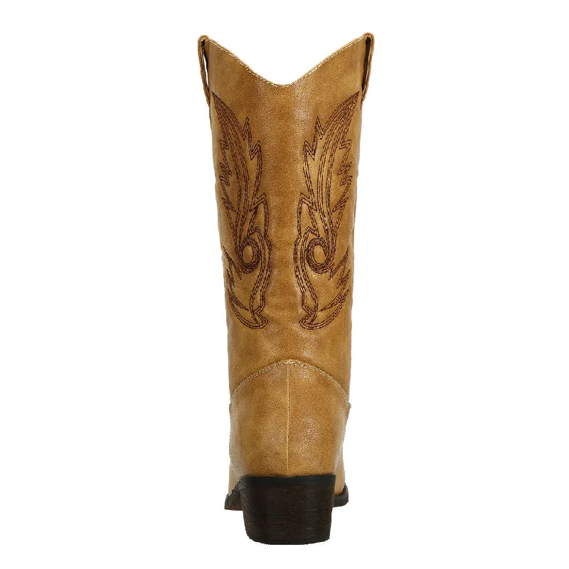 Womens Cowboy Boots Round Toe