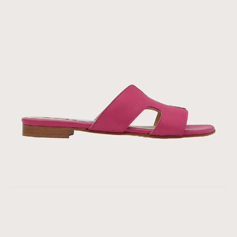 H-SANDAL HOT PINK LEATHER