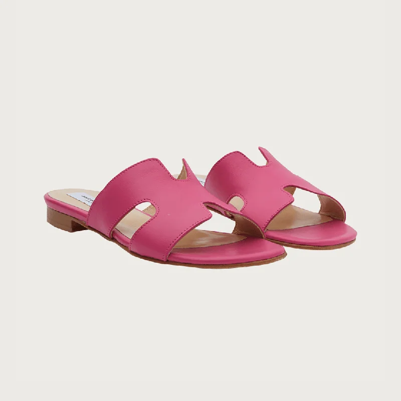 H-SANDAL HOT PINK LEATHER