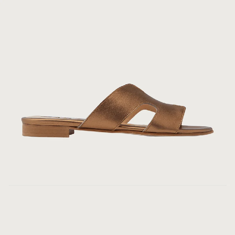 H-SANDAL BRONZE LEATHER