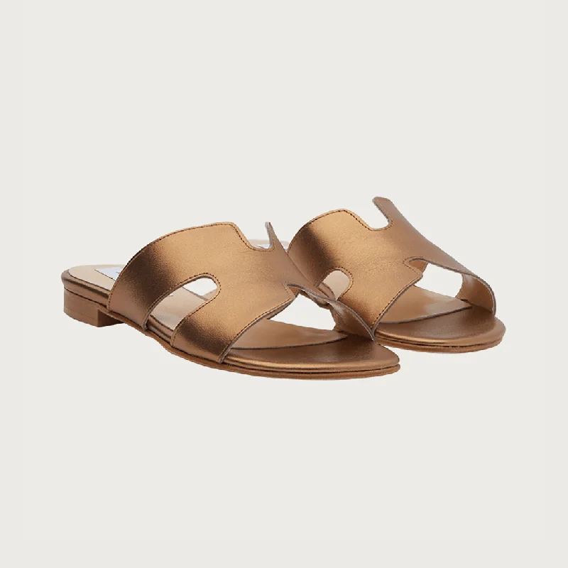 H-SANDAL BRONZE LEATHER