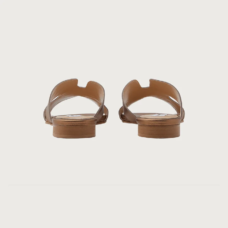 H-SANDAL BRONZE LEATHER