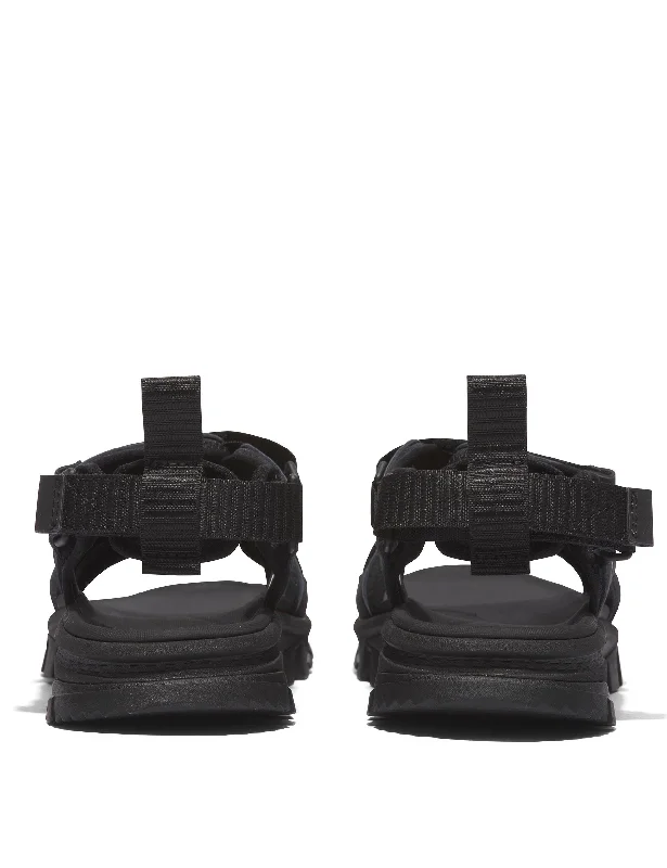 Lincoln Peak 2-Strap Sandal - Black Leather