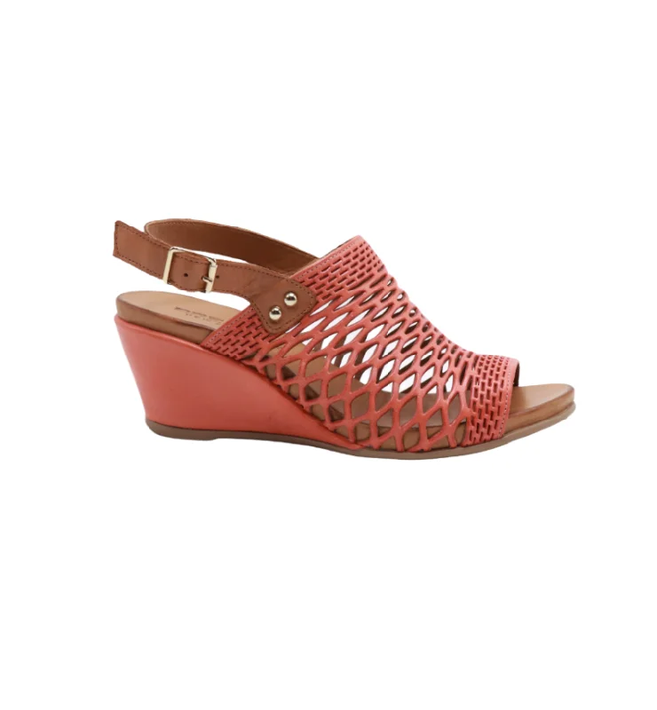 TUSCANY leather wedge sandal