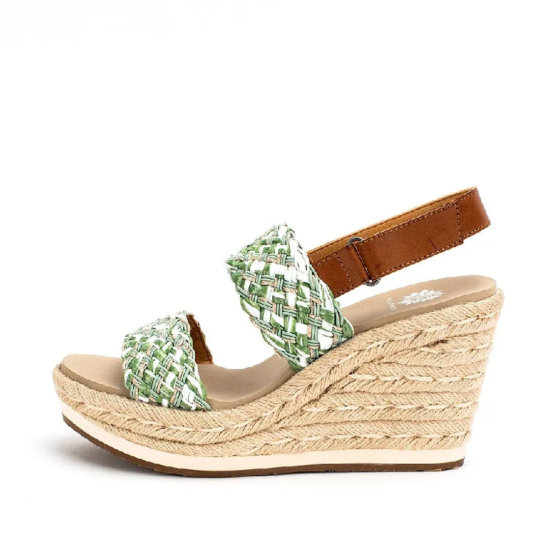 Arula Sage Wedge by Yellowbox