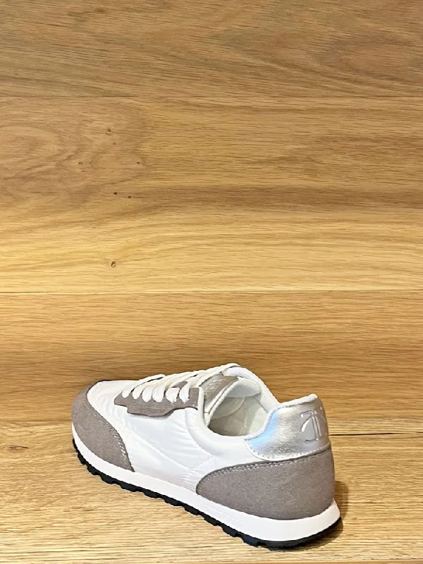 Candice Cooper Plume Trainers Grey & White