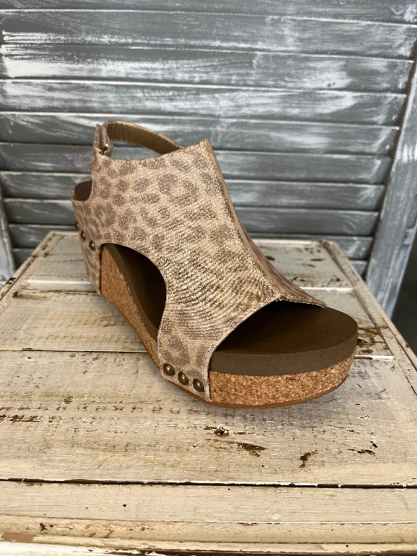 Carley Tan Leopard by Corkys