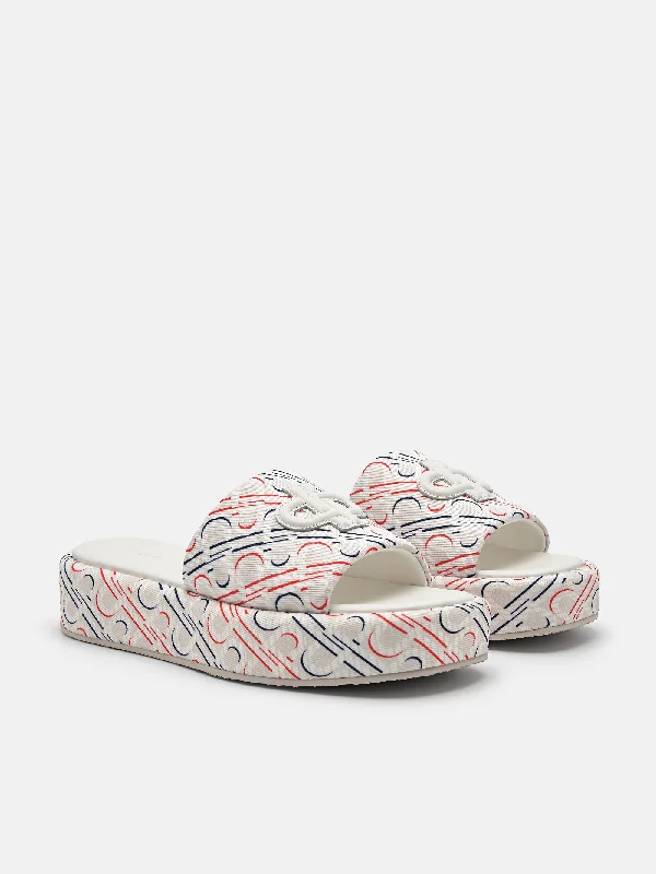 PEDRO Icon Fabric Wedge Sandals