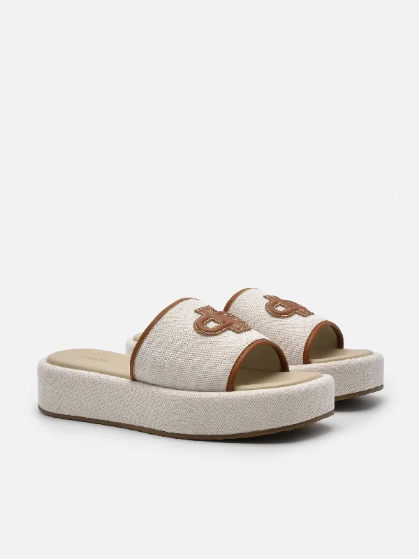 PEDRO Icon Canvas Wedge Sandals