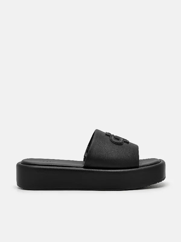 PEDRO Icon Leather Wedge Sandals