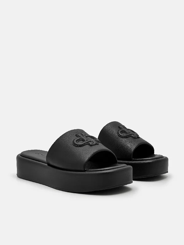 PEDRO Icon Leather Wedge Sandals