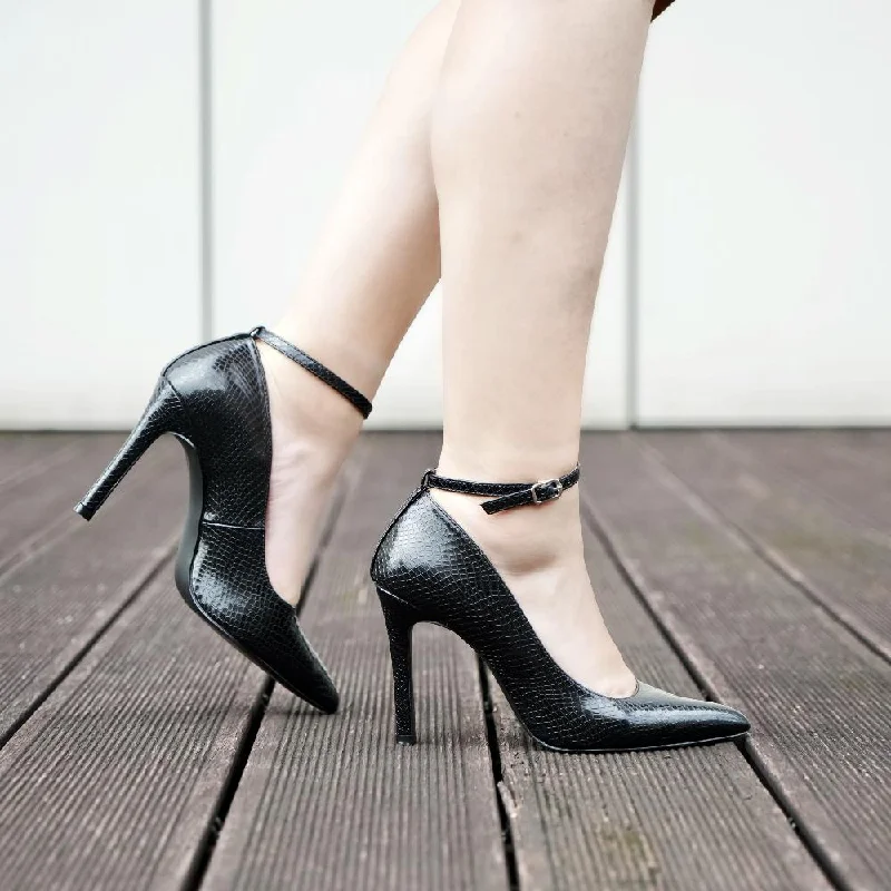 Scorpio - Black Pump Dance Heels Stiletto Heels