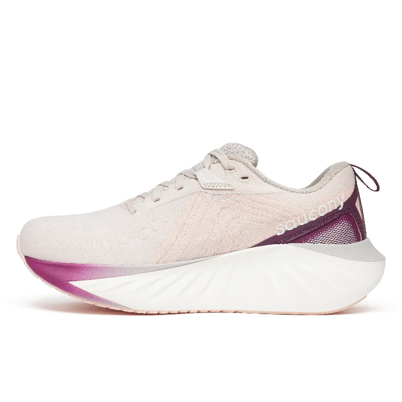 Women's Saucony Triumph 22 Moon/Eggplant Trainers