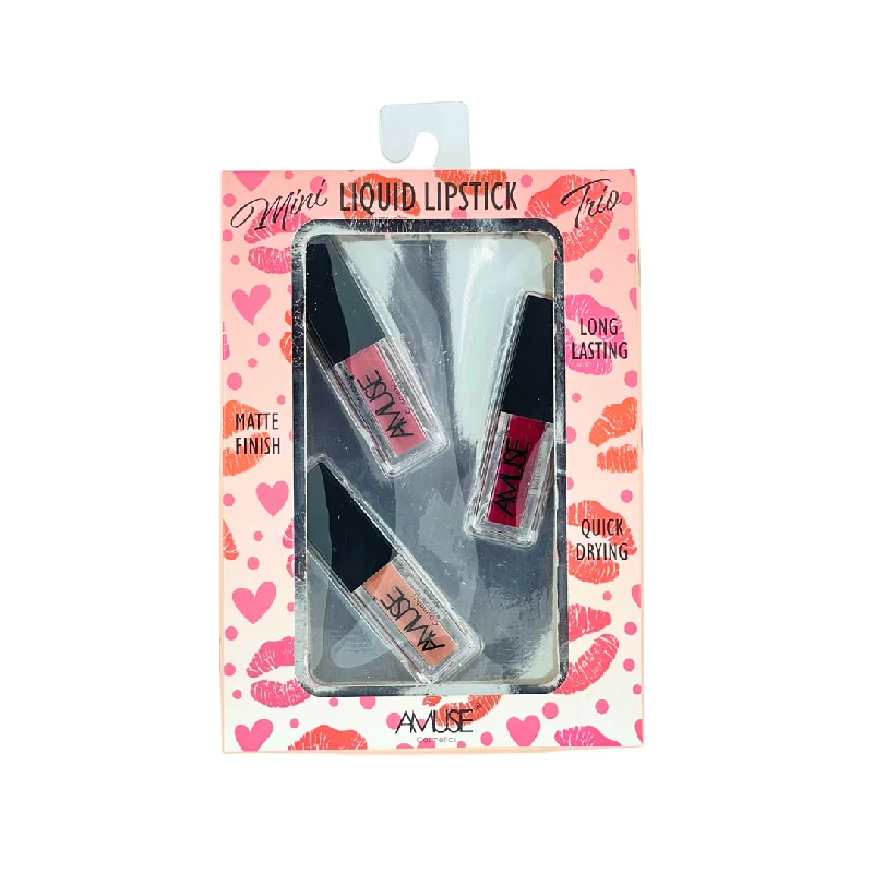 AMUSE - MINI LIQUID LIPSTICK TRIO (1PC)