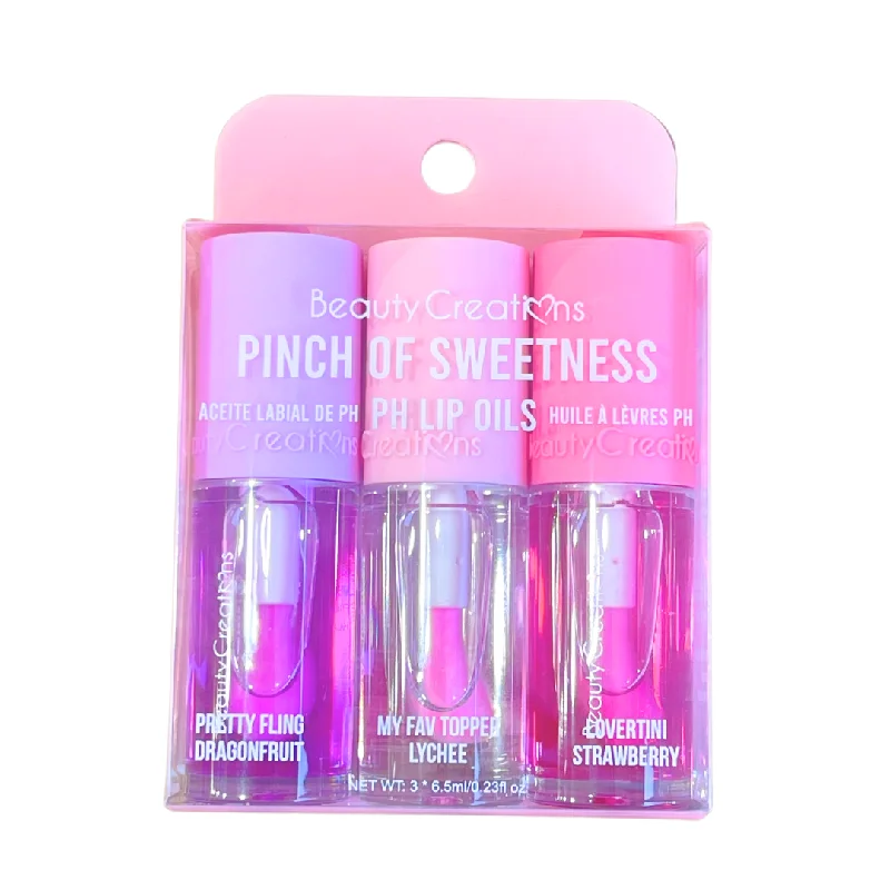 BEAUTY CREATONS- PINCH OF SWEETNESS PH LIP OIL(3PCS SET) (1 SET)