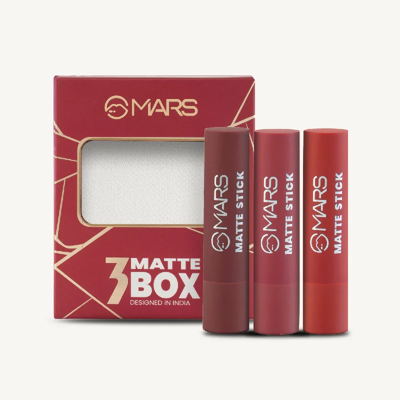 Matte Lipsticks Box | Set of 3