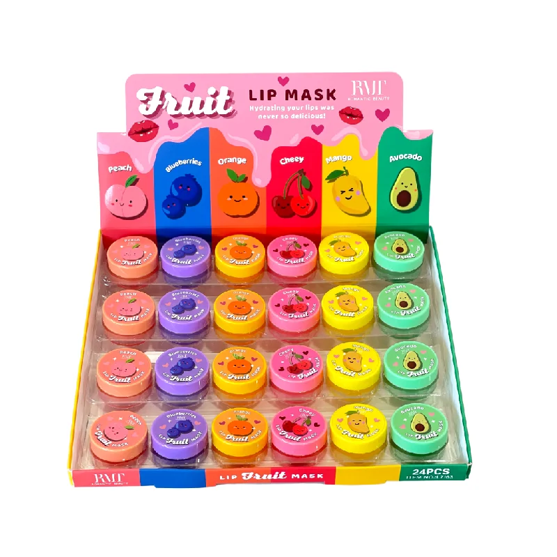 ROMANTIC BEAUTY -  FRUIT LIP MASK - DISPLAY 24PC