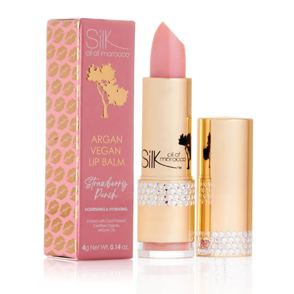 Strawberry Punch Argan Vegan Lip Balm