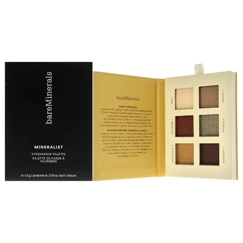 bareMinerals Mineralist Eyeshadow Palette - Sunlit For Women 0.24 oz Eye Shadow