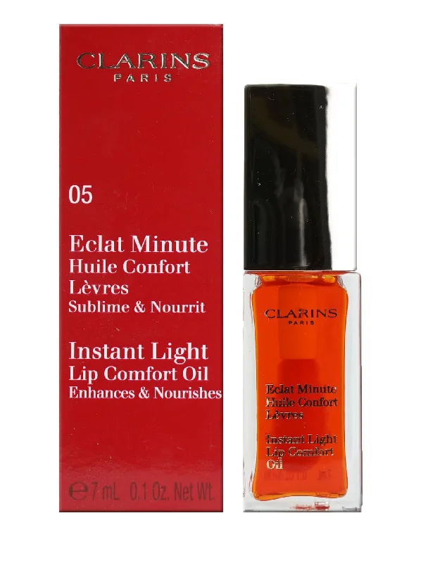 Clarins Instant Light Lip Comfort Oil 05 Tangerine 0.1 OZ