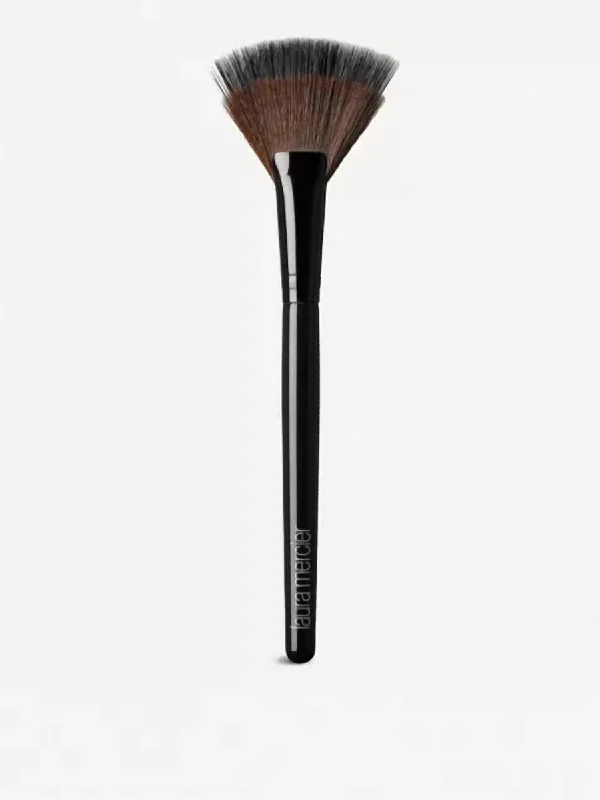 Fan Powder Brush In Black/brown