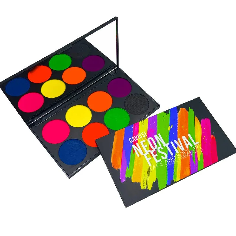 Gavissi Neon Festival UV Paint Palette