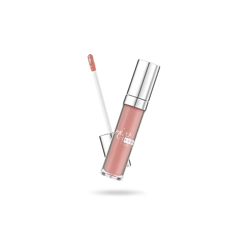 Miss Pupa Gloss Ultra-Shine Lip Gloss - 201 Tender Apricot by Pupa Milano for Women - 0.17 oz Lip Glo