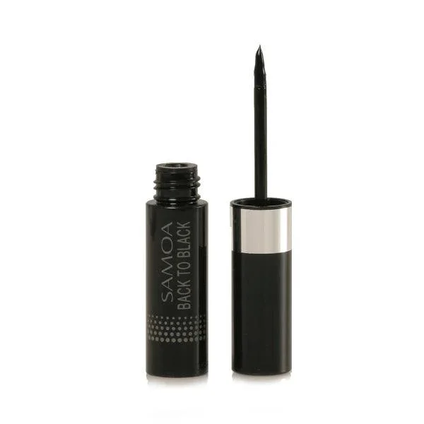 Samoa - Back to Black Shiny Black - Liquid Eyeliner Black