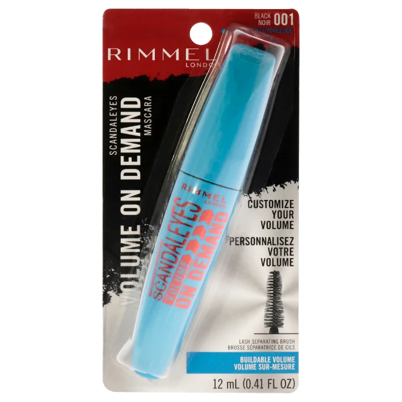 Scandaleyes Volume On Demand Waterproof Mascara - 001 Black by Rimmel London for Women - 0.41 oz Lip Liner