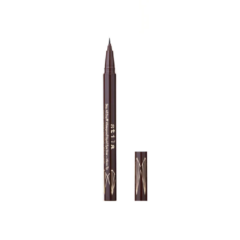 Stila Stay All Day Waterproof Liquid Eye Liner Micro Tip Dark Brown