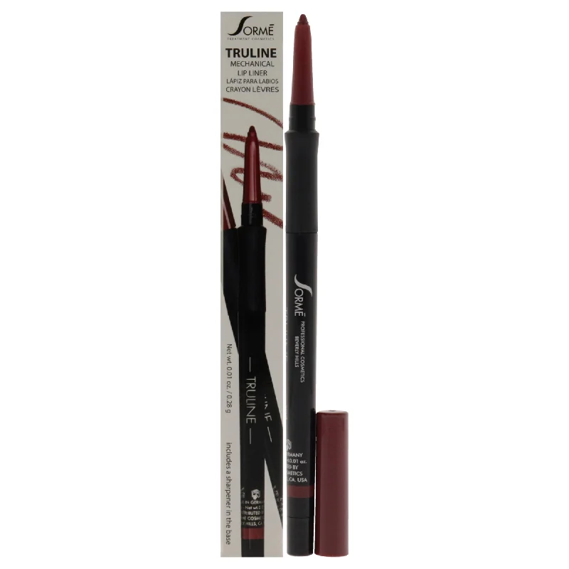 Truline Mechanical Lipliner - MPL02 Wine by Sorme Cosmetics for Women - 0.01 oz Lip Liner